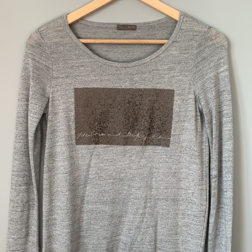 Zara // Asymmetrical Sweater Dress